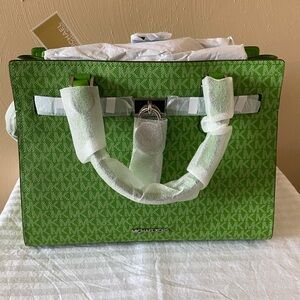Michael Kors Green Tote Bag